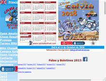 Tablet Screenshot of calviafestival.com